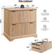 30"File Cabinet W/Charging Station, W/Files Hanging Rod for Letter/Legal/A4