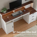 65" Home Office Desk with Drawers and Storage, Large Computer Desk