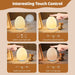 Night Light for Kids, Baby Egg Light for Nursery, 7 Colors Changing & Stepless Dimming, Soft Silicone Touch Night Lamp with 1 Hour Timer, Rechargeable Nursery Night for Breastfeeding