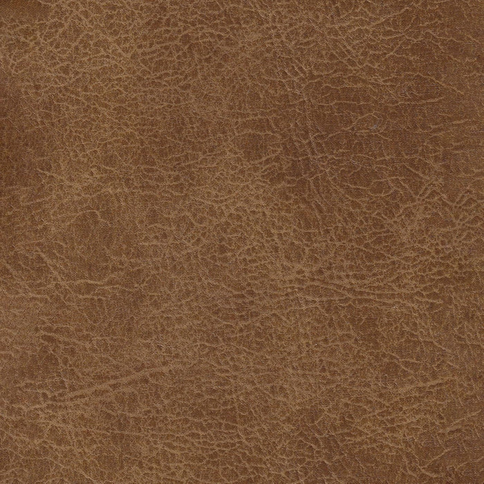 Square Tufted Storage Ottoman - Distressed Brown Faux Leather Small