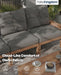 3-Piece HDPE Outdoor Patio Furniture Conversation Set