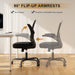 Office Chair, Ergonomic Desk Chairs 330LBS Capacity High Back Mesh Computer Chair with Flip-Up Armrests, Comfy Work Chair with Adjustable Lumbar Support, Rolling Chair