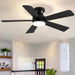 46-Inch-Black-Ceiling-Fan-With-DimmableLED-Remote-Memory