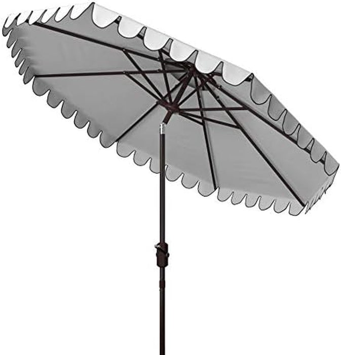 Outdoor Venice 9-Foot round Double Top Crank UV Protected Umbrella
