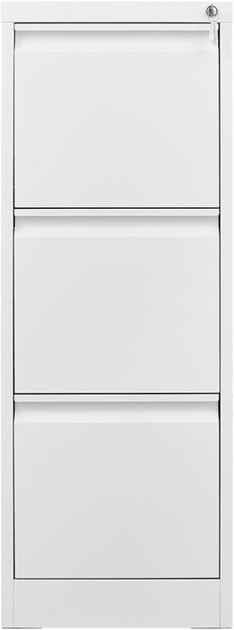 Three Drawer Filing Cabinet With Lock IndustrialGrade