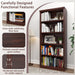 5- Shelf Bookcase, Wood Book Shelf with Bookshelves