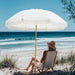 Outdoor Umbrella - Sun Protection, Rain Resistant, Windproof with Manual Open-Close Feature - Ideal for Beach, Camping, and Picnics