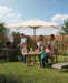 6.5X10Ft Patio Umbrella,Outdoor Umbrella with Push Button Tilt and Crank,8 Sturdy Ribs, UV Protection & Waterproof Market Umbrella for Pool,Backyard,Beach,Deck