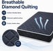 Twin Size Memory Foam Mattress, 6 Inch Bed Mattress in a Box Water-Resistant
