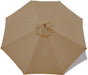 Patio Umbrella 9 Ft Replacement Canopy for 8 Ribs-Khaki