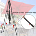 Rectangular Patio Umbrella, Table Market Umbrella with Tilt and Crank, Outdoor Umbrella for Garden, Deck, Backyard, Pool and Beach