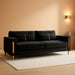 Loveseat Couch for Living Room, 86" Black Velvet Sofa Couch with 2 Pillows & Gold Metal Legs, Modern Upholstered Sofa Love Seat Sectional Couches for Apartment Home Office