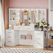 58.3Inch Vanity Desk Mirror With WirelessChargingPort