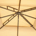 10' X 12' Outdoor Gazebo with Netting, Patio Gazebo Canopy with 2-Tier Soft Top Roof and Steel Frame for Lawn, Garden, Backyard and Deck