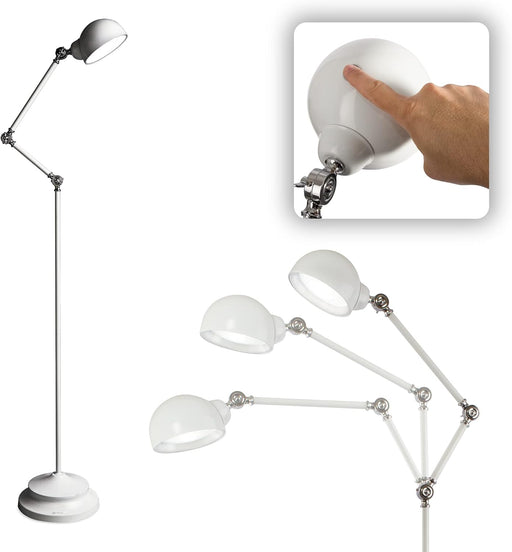 OttLite Pharmacy LED Floor Luminaire Adjustable Neck