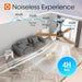 2 Pack 52 Inch Ceiling Fans with Lights, Black Ceiling Fan with Light and Remote Control, Reversible, 3 Wood Blades, 6 Speeds, 3CCT Dimmable, Noiseless, Wood Ceiling Fan for Indoor/Outdoor Use
