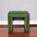 Modern Channel Tufted Velvet Ottoman Home Décor|Ottoman for Living Room & Bedroom - Green