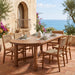 70.87-Inch Oval Dining Table for 4-6
