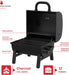 17.5" Portable Charcoal Grill with Adjustable Chimney Vent, 349 SQ. in Cooking Area, Table Top Grill for Camping, Outdoor Cooking, Patios, and More – 820-0258
