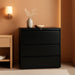 3-Drawer Lateral File Cabinet, 36 Inch Wide, Locking, Black