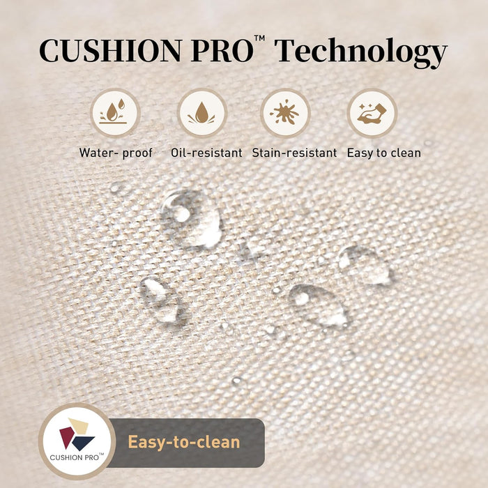 Patio Furniture Set Outdoor Furniture Brown Wicker Rattan Patio Conversation Sets with Cushion outside Sofa Set,6 Pieces with Rectangular Firepit Table,7 Seats,Beige