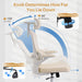 Ergonomic Office Chair, High Back Home Office Chair with 4D Adjustable Headrest & Lumbar Support, 330Lbs Capacity Mesh Desk Chair with Flip-Up Arms, Comfortable Computer Chair, Beige