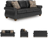 Queen Sofa Sleeper Anthracite Black MemoryFoamUltra