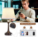 Touch Brown Table Lamp Set of 2 with USB C+A Ports-19.7''