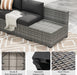 7-Piece Patio Furniture Set, Wicker Outdoor Furniture with Thick Cushions