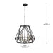 Sansa 5-Light Dark Bronze Chandelier