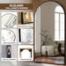 -30X71 Inch Wall Mount Arched Full Length Mirror-Aluminum Alloy Frame High Definition-Full Body Mirror for Bedroom or Living Room,Black