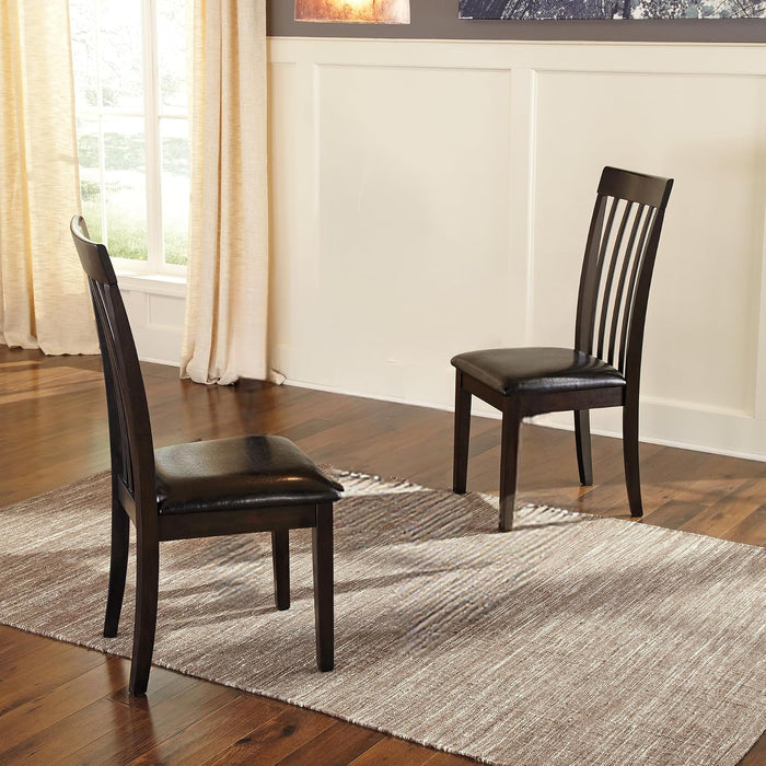 Signature Design by Ashley Hammis Dining Chair, Set of 2, Dark Brown