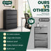 4 Drawer Lateral File Cabinet, Metal Filing Cabinet for Home Office, Black