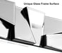 Full Length Floor Mirror, 31.5" X 63" Oversized Glam Rectangle Standing Mirror with 3D Silver Glass Frame for Bedroom, Dressing Room & Living Room