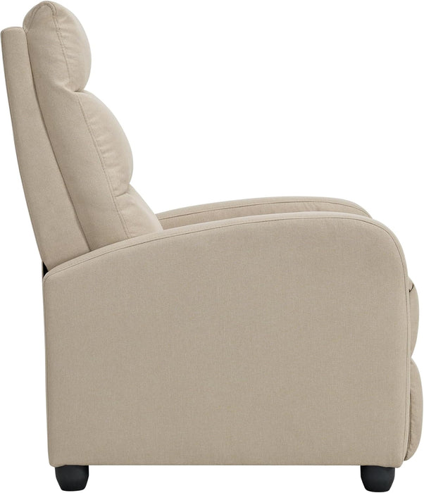 Push-Back Recliner Chair with Lumbar Support