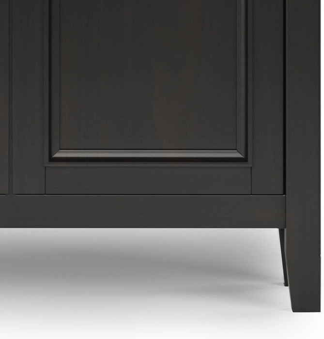 36 Inch Hickory Brown Storage Cabinet With Drawers