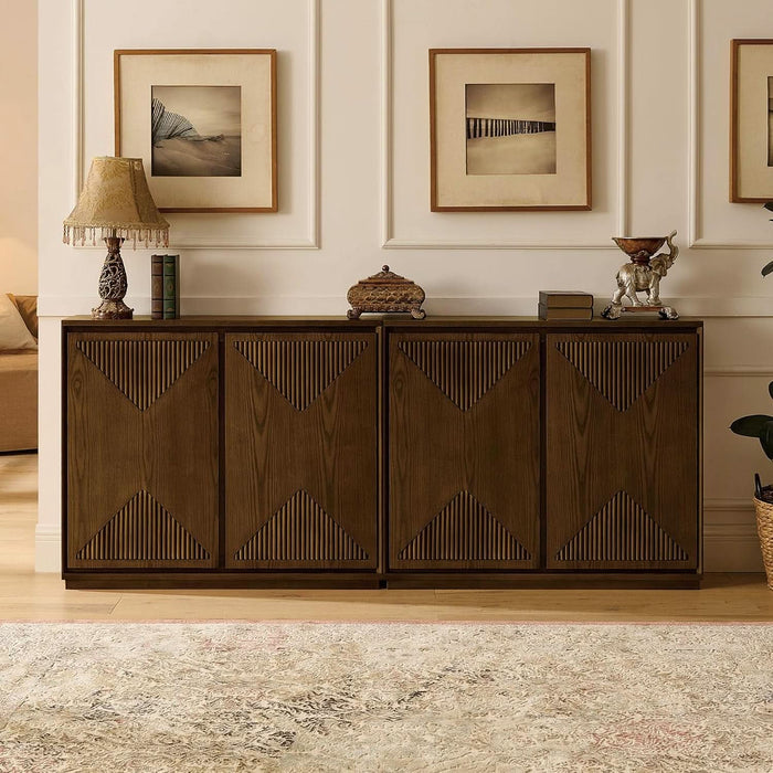 39" Small Sideboard Buffet Cabinet,Narrow Entryway Storage Cabinet