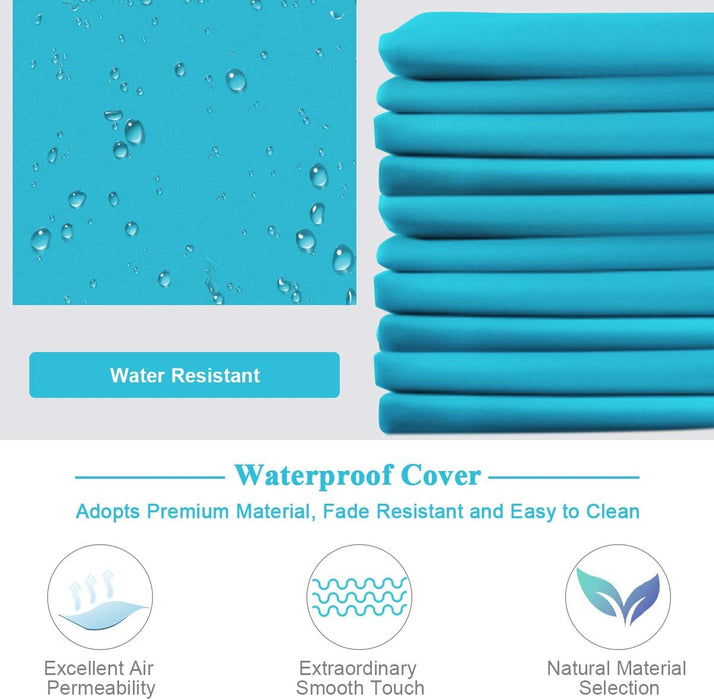 Patio Corner Sofa Set 3 Piece, Outdoor Rattan Sofa Set, Includes Lounge Chaise, Loveseat & Coffee Table, Patio Garden Poolside Lawn Backyard Furniture