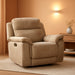 Next-Gen Durapella Power Recliner with Adjustable Headrest, Beige