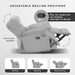 Mnul Double Recliner Couch for Living Room, Chenille Fbric Upholstered Reclining Sof, Home Theter Seting, Esy ssembly, Recliner Couch, Gry