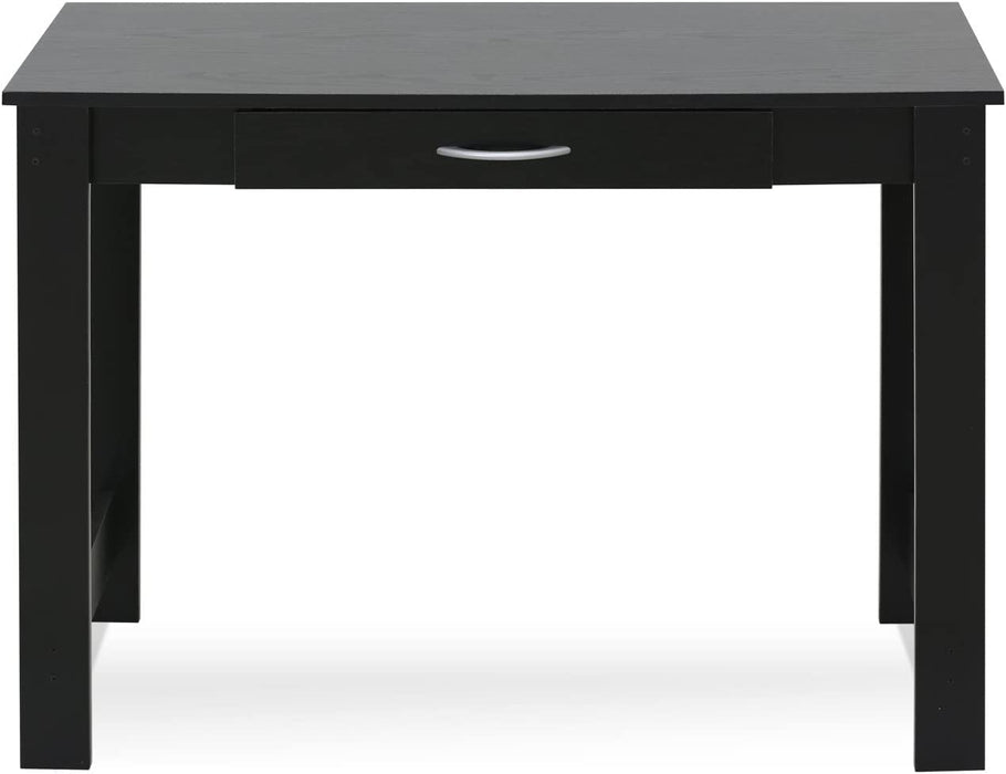 Jaya Writing Desk for Residential Use with Drawerblack, Blackwood, Large