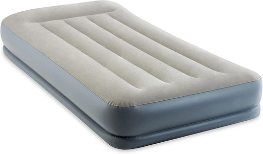 Twin Air Mattress 12", Fiber-Tech, Built-In Pump