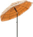 6/6.5/7.5/8Ft Tiki Umbrellas for Outside, UV Protect Thatch Umbrella with Tilt Design, Thatch Patio Umbrella for Outdoor Tiki Bar, Tropical Palapa Tiki Hut Hawaiian Hula Beach Umbrella