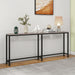 Sofa Tables Console Table with USB Ports,Behind Couch Table with Oulets & USB Ports,Narrow Entryway Table, Skinny Hallway Tables,Grey