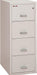 Vertical 4 Drawer Legal Fire Rated File Cabinet, Platinum