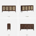 TV Stands for Living Room-Entertainment Center with Storage for Bedroom-Mid Century Modern Television Stands with 4 Doors 59" Media Console TV Cabinet Credenza for 45 50 55 60 65 Inch Tvs
