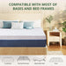 King Mattress, 12 Inch King Size Mattress in a Box, Firm Gel Memory Foam for Contouring Support & Pressure Relief, Assembled in the USA, Certipur-Us Certified, Fiberglass Free