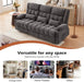 Recliner Sofa with Cup Holders for Living Room 3 Seat Manual Oversized Recliner Chiar with Ergonomic, Side Pocket for Adult