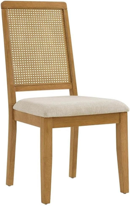 Arlo Dining Chairs, Natural Natural Heathered Weave Light Beige