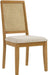 Arlo Dining Chairs, Natural Natural Heathered Weave Light Beige